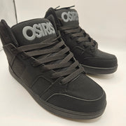 OSIRIS MEN'S 8.5 CONVOY MID BLACK CHARCOAL SKATEBOARDING SHOE NWOB