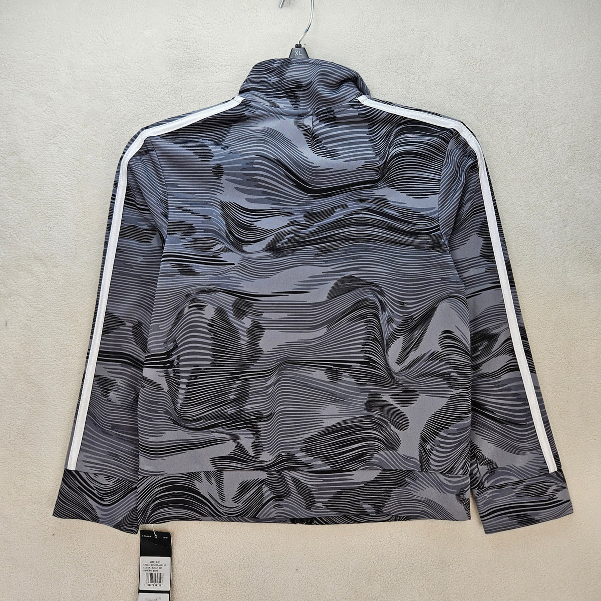 ADIDAS KIDS SMALL ACTIVE SPORTSWEAR FULL ZIP UP JACKET