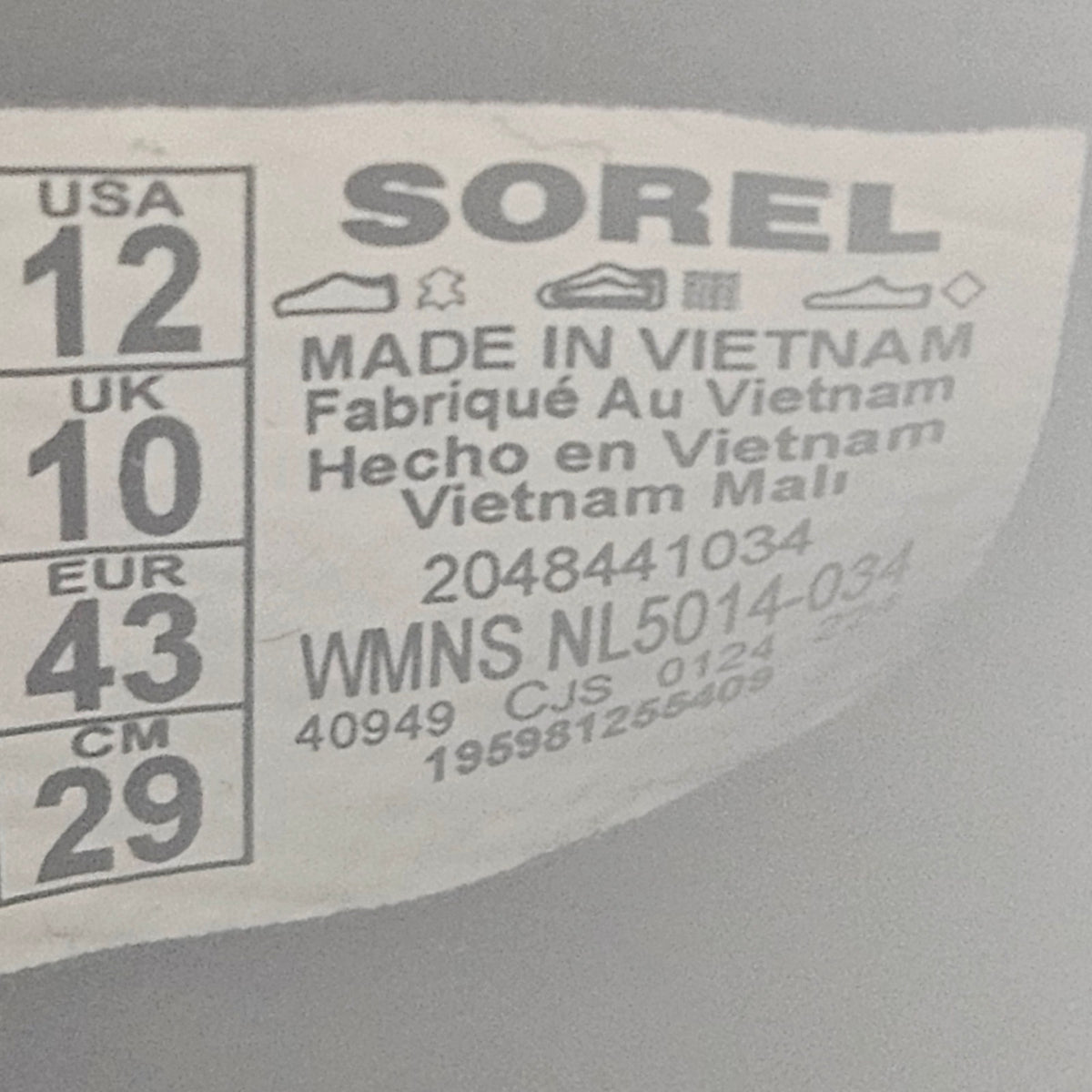 SOREL WOMEN'S 12 CARIBOU X BOOT CHELSEA SILVER BLACK NIB NL5014-034