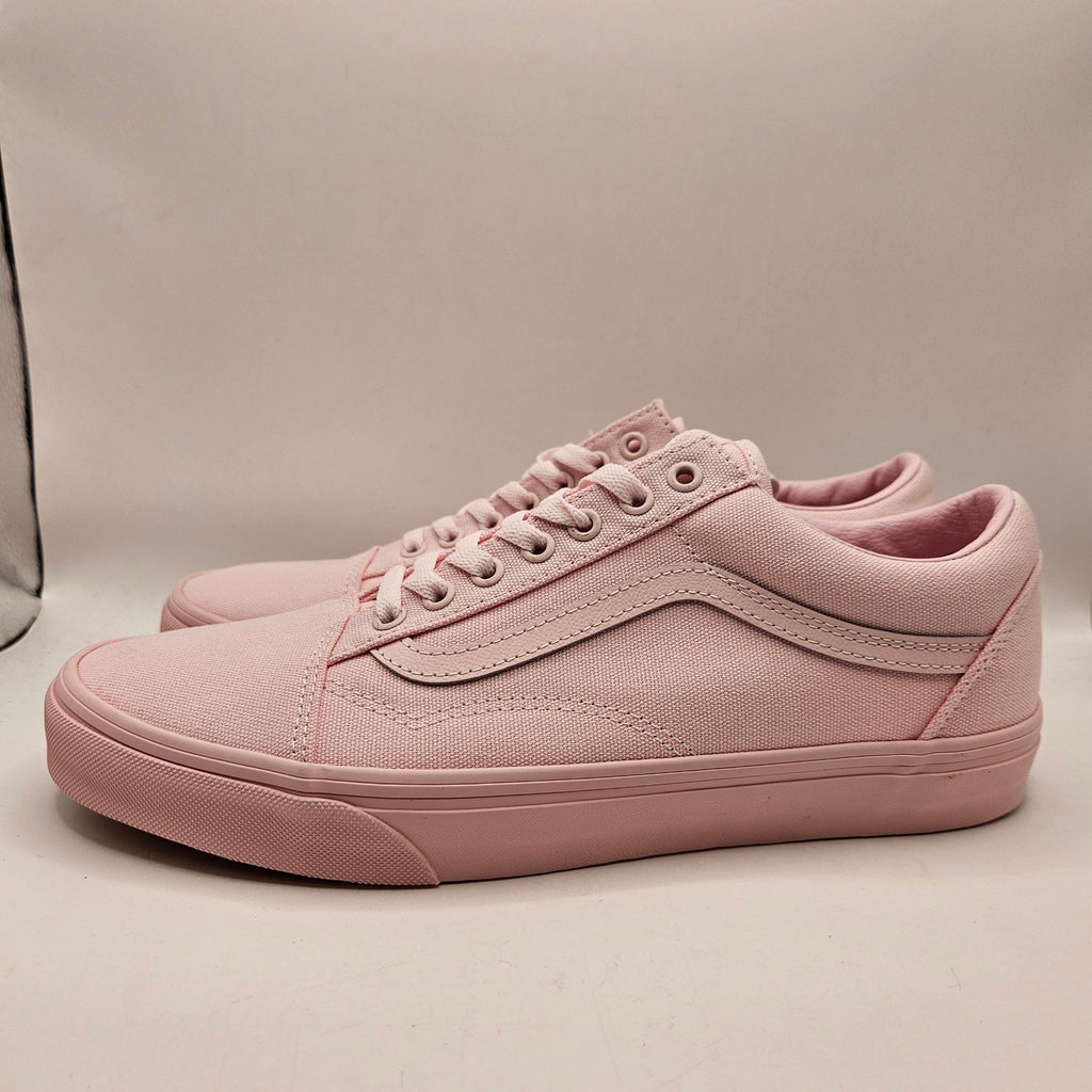VANS MEN'S 10.5 OLD SKOOL PASTEL MONO PINK LOW TOP SNEAKER NWOB