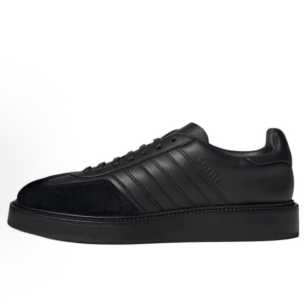 ADIDAS MADE IN ITALY MEN'S 11 PREMIUM GAZELLE INDOOR BLACK LEATHER IH8642