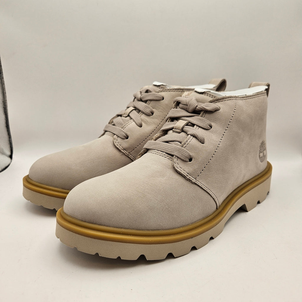 TIMBERLAND WOMEN'S 8 ROWAN WAY MID WARM LINED CHUKKA BOOT LT TAUPE NUBUCK NIB