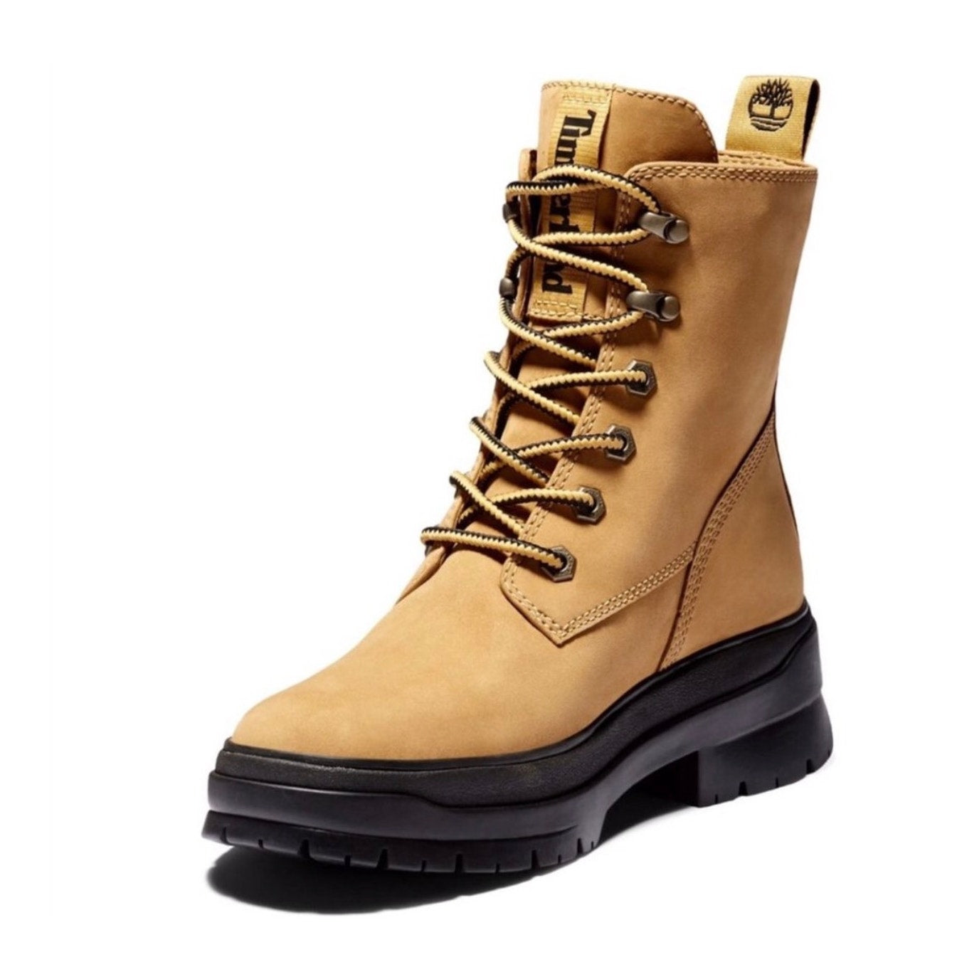 TIMBERLAND WOMEN'S 6.5 MALYNN EK+ WP MID BOOT WHEAT NUBUCK NIB