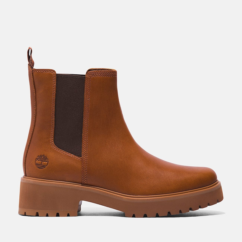TIMBERLAND WOMEN'S 11 CARNABY COOL MID CHELSEA BOOT SADDLE NIB