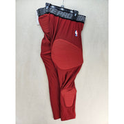 NIKE MEN'S 2XL TALL NBA PRO RED HYPERSTRONG COMPRESSION PADDED BASKETBALL TIGHTS