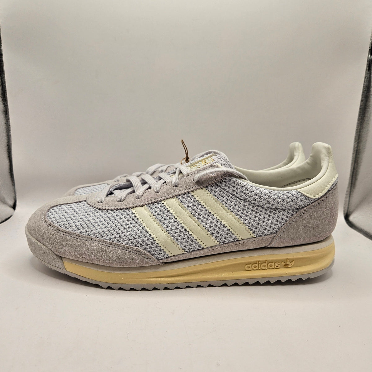 ADIDAS ORIGINALS MEN'S 10.5 SL72 RS GREY WHITE RETRO CASUAL SNEAKERS NWOB JR8773
