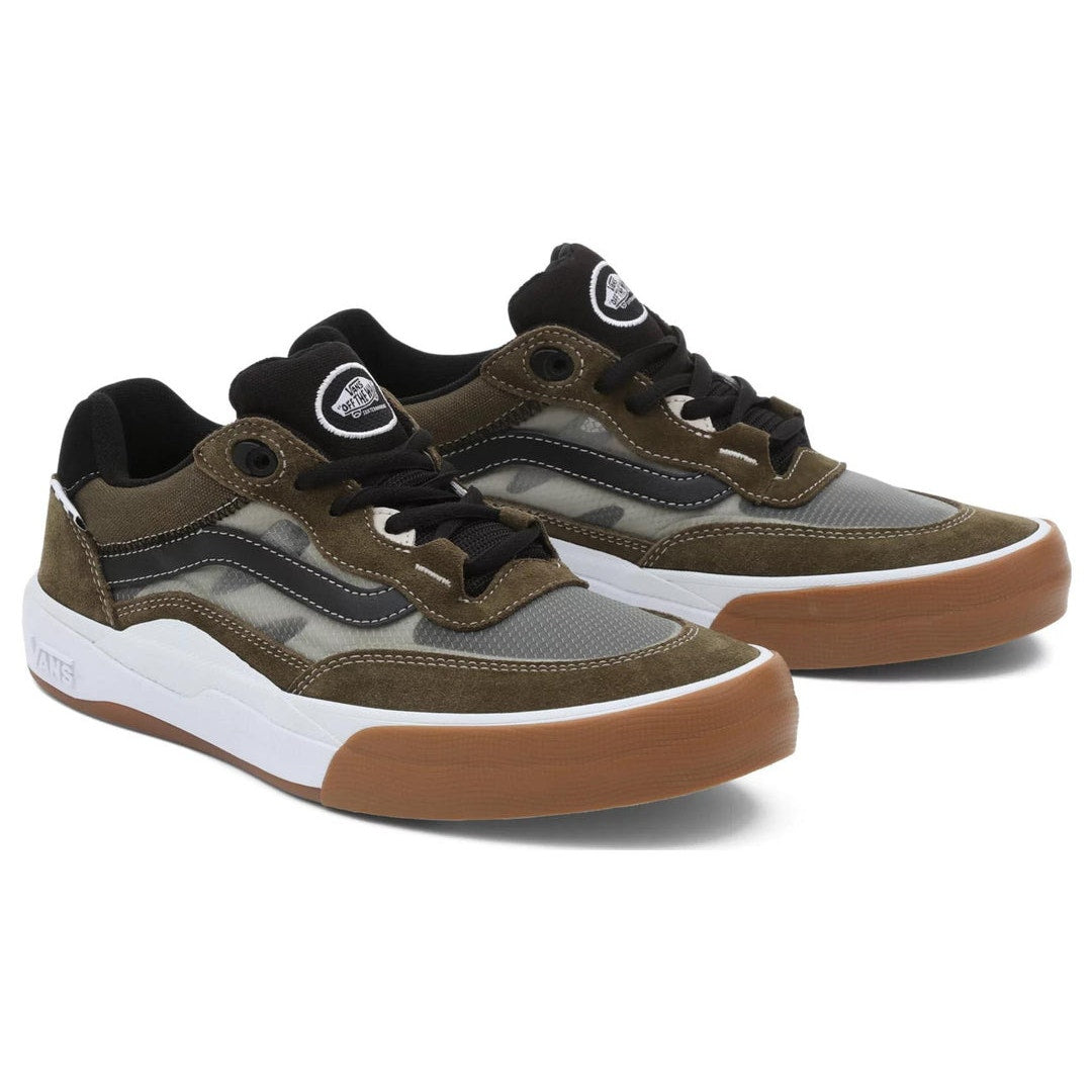 VANS MEN'S 6.5 WAYVEE BROWN GRAY WHITE NIB VN0A5JIADOL