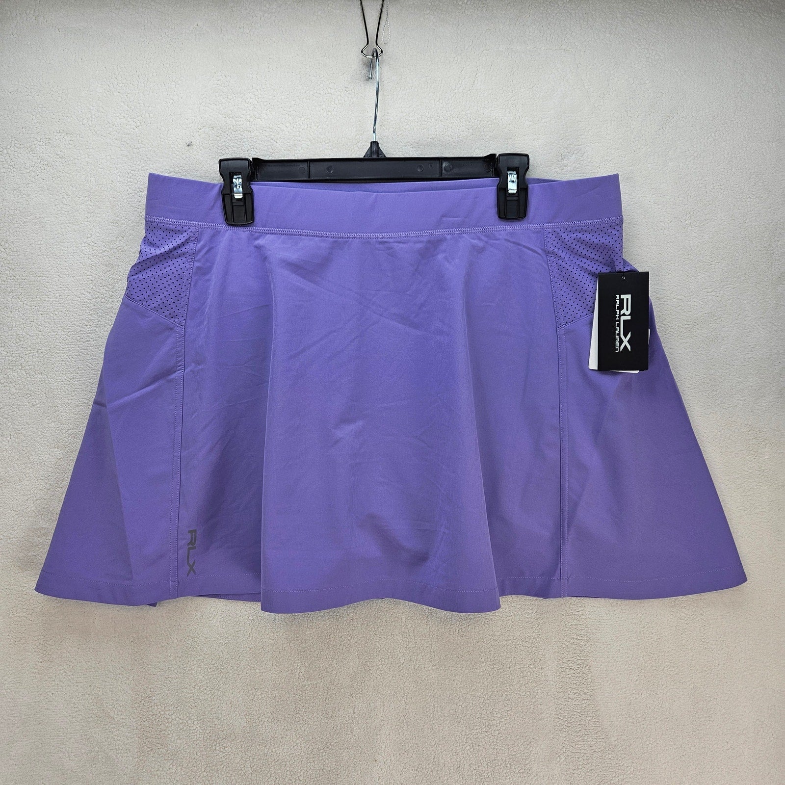 RLX RALPH LAUREN WOMEN'S XL GOLF SKORT PURE LILAC PERFORMANCE NWT MSRP $148