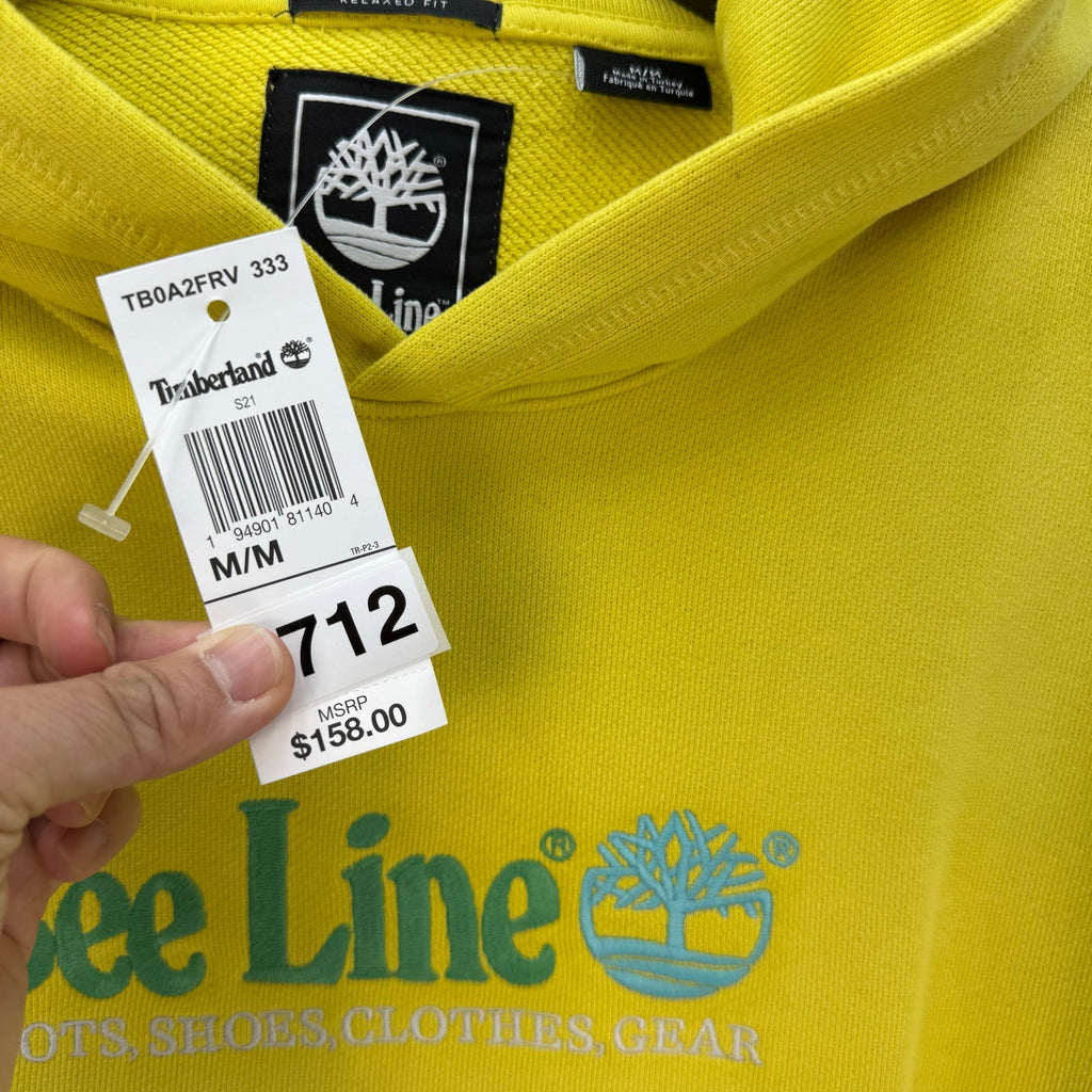 TIMBERLAND x BEELINE SIZE MEDIUM MUSTARD YELLOW RARE HOODIE