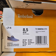 TIMBERLAND MEN'S 8.5 HOOKSET LOW LACE SNEAKER BLUE CANVAS BOAT SHOE TB0A6CNJEP4
