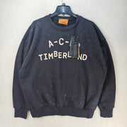 TIMBERLAND X A COLD WALL MEN'S MEDIUM CHARCOAL BLACK SWEATSHIRT TB0A5N26C64