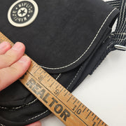 KIPLING FINLEY CROSSBODY NYLON BAG FLAP CLOSURE BLACK