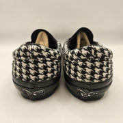 VANS MEN'S 7 LX CLASSIC 98 SLIP-ON HOUNDSTOOTH BLACK WHITE NWOB