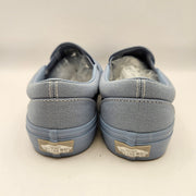 VANS WOMEN'S 7.5 CLASSIC SLIP ON PASTEL MONO DUSTY BLUE NWOB