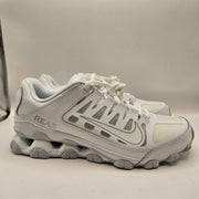 NIKE WOMEN'S 9 REAX 8 TR MESH WHITE PLATINUM NWOB IO2400-102