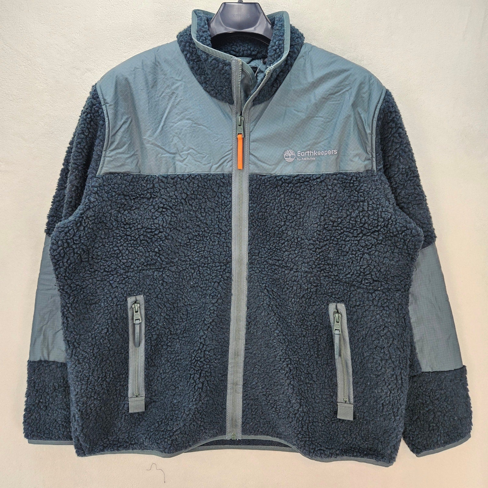 TIMBERLAND X RAEBURN EARTHKEEPERS BLUE SHERPA JACKET MEN'S XXL NWT