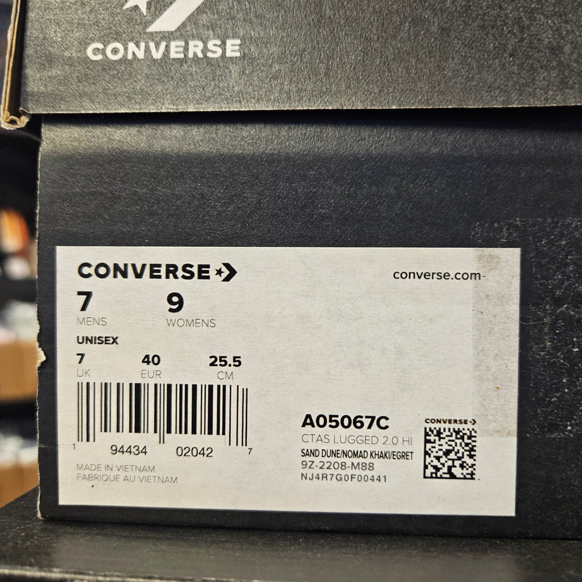 CONVERSE WOMEN'S 9 CHUCK TAYLOR ALL STAR LUGGED PLATFORM 2.0 AUTUMN A05067C SAND