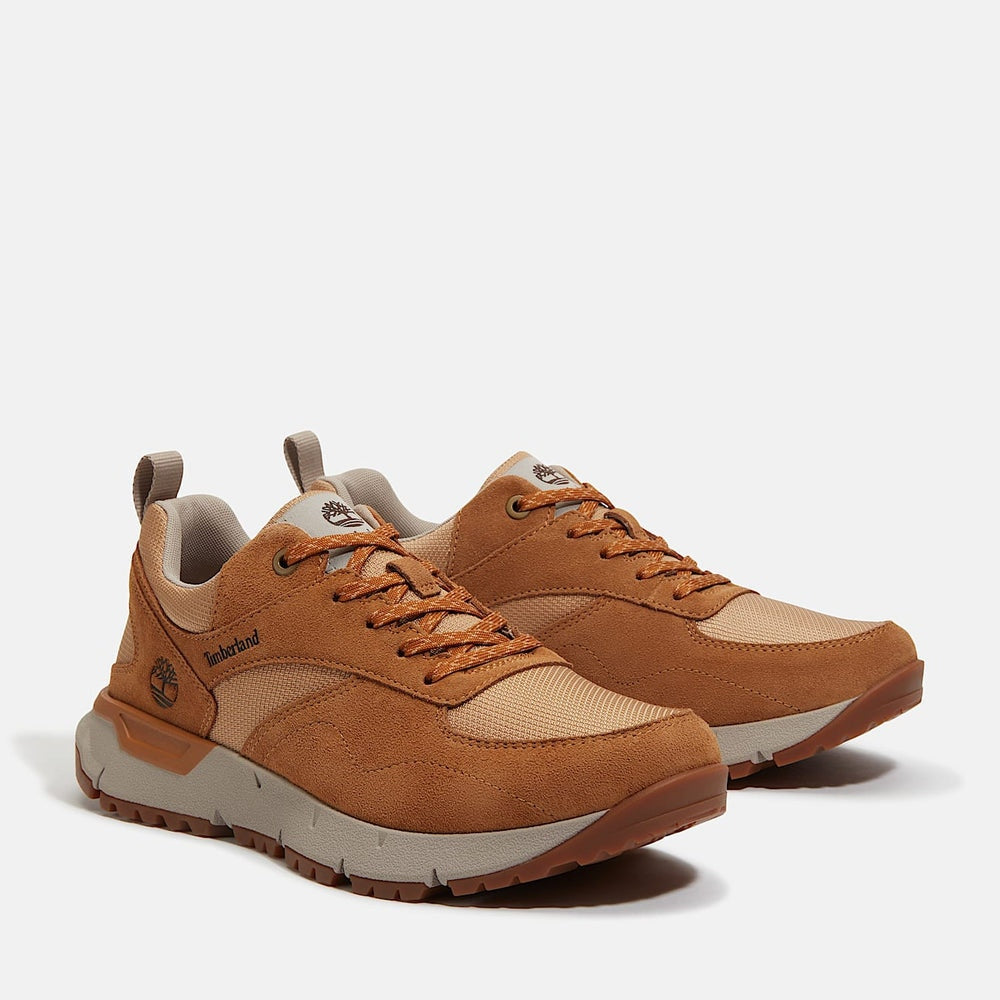 TIMBERLAND MEN'S 7 VOYAGER PARK LOW LACE SNEAKER WHEAT NIB