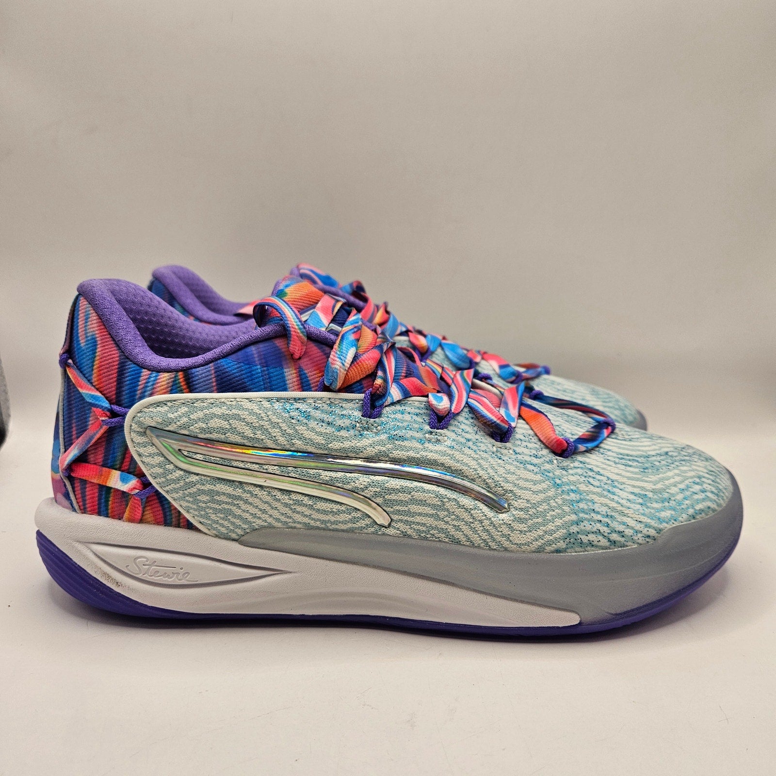 PUMA WOMEN'S 7 STEWIE 4 PRISM BASKETBALL SHOES 311062-01 NWOB