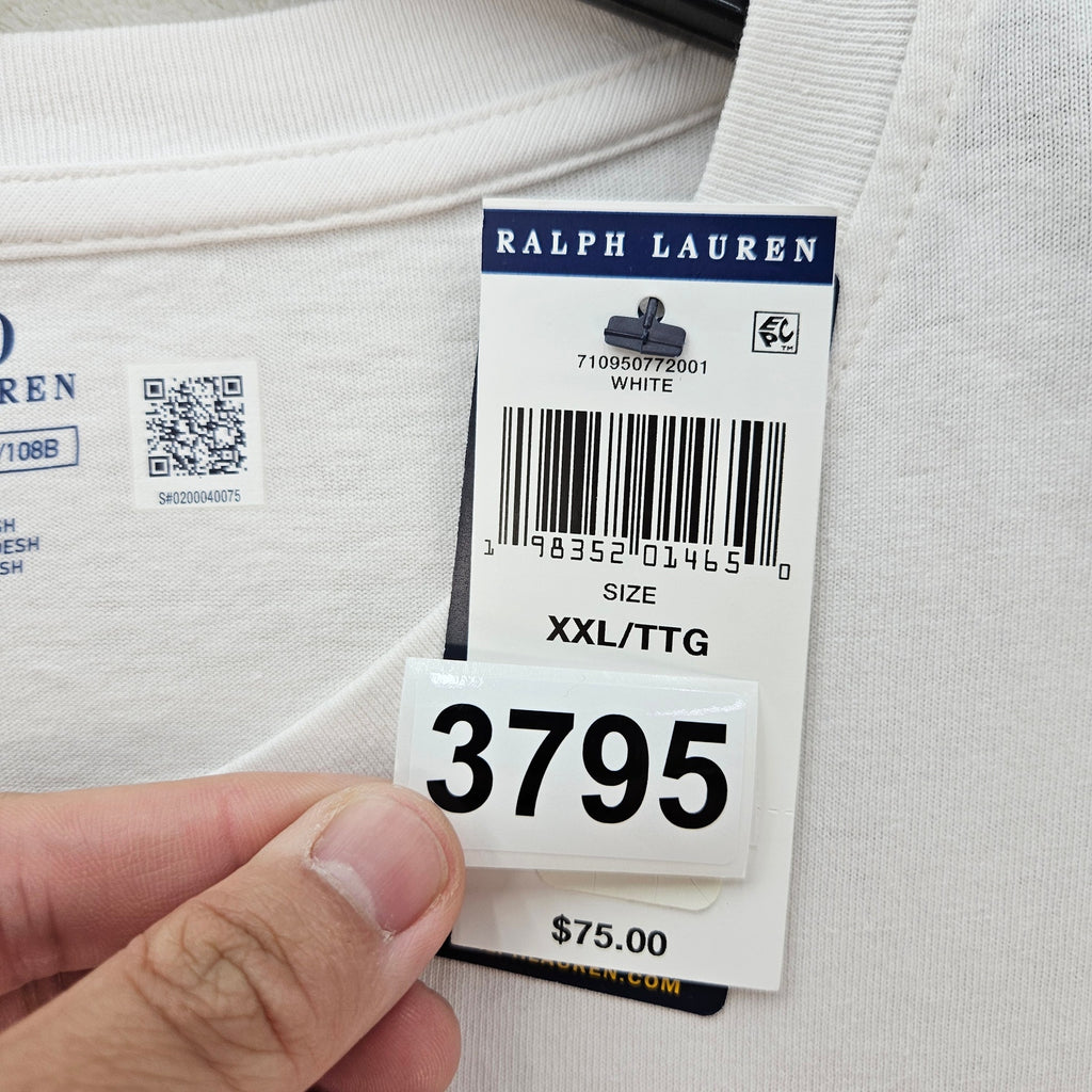 POLO RALPH LAURENT MEN'S XXL MOUNTAIN EXPEDITION RL67 WHITE GRAPHICS TSHIRT NWT