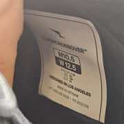 WOLF & SHEPHERD MEN'S 10.5 SUPERCROSSOVER BLACK LEATHER LOW TOP SNEAKER NWOB