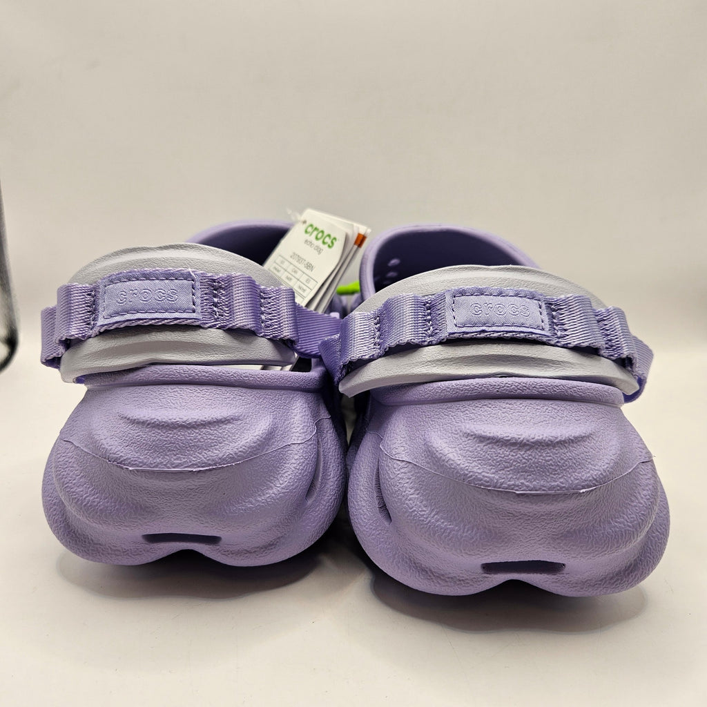 CROCS ECHO WOMEN'S 6 CLOG MYSTIC PURPLE SLIP ON CASUAL SANDAL 207937-5BN NWT