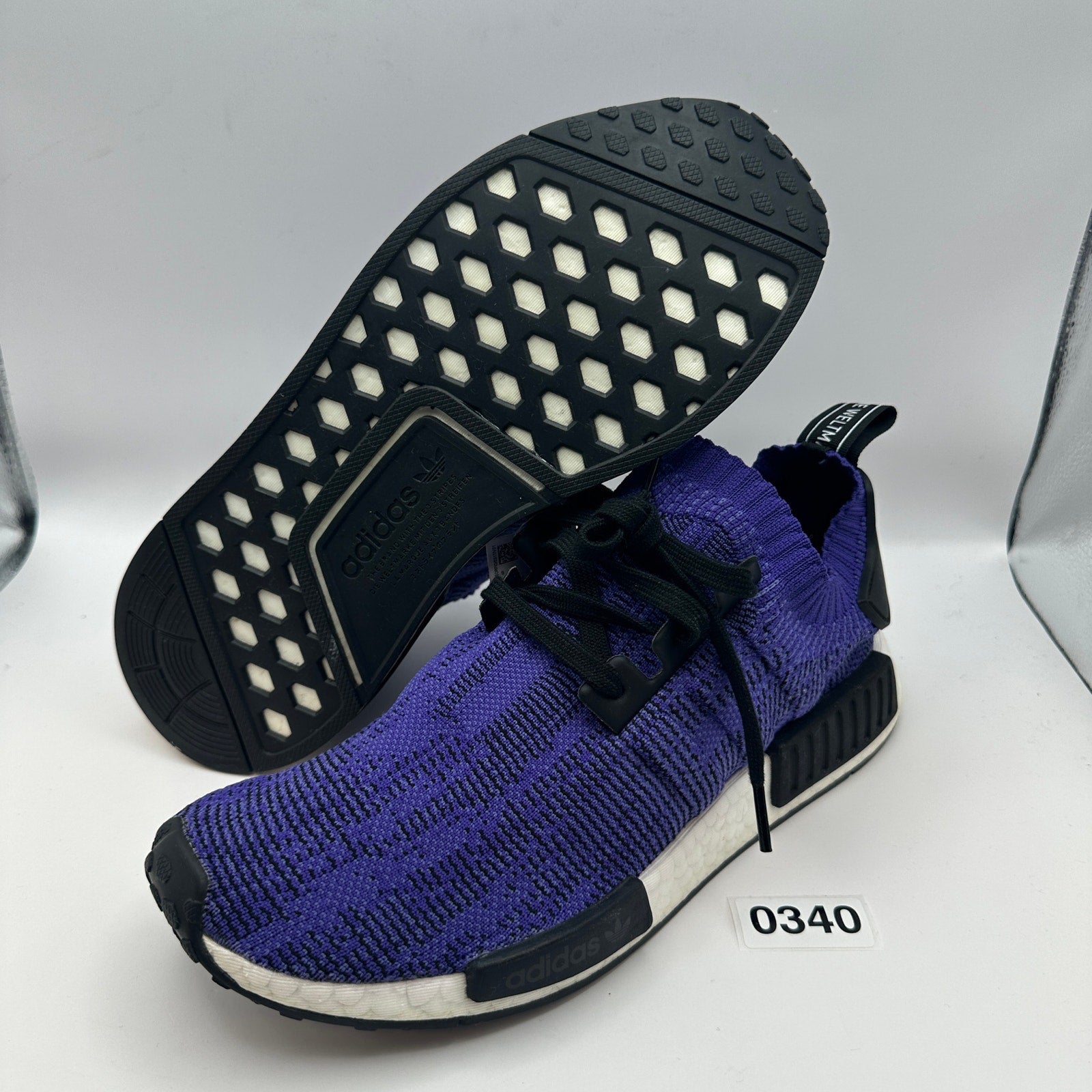 ADIDAS Men's 10 NMD R1 PRIMEKNIT Energy Ink BOOST Technology B37627