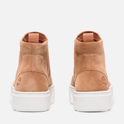 TIMBERLAND WOMEN'S 9.5 LAUREL COURT MID PULL ON SNEAKER RUST SUEDE NIB
