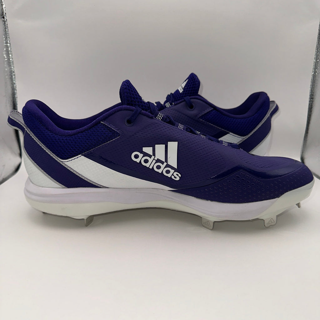 Adidas Icon 7 Mens 14 Metal Baseball Cleats Purple White S23854