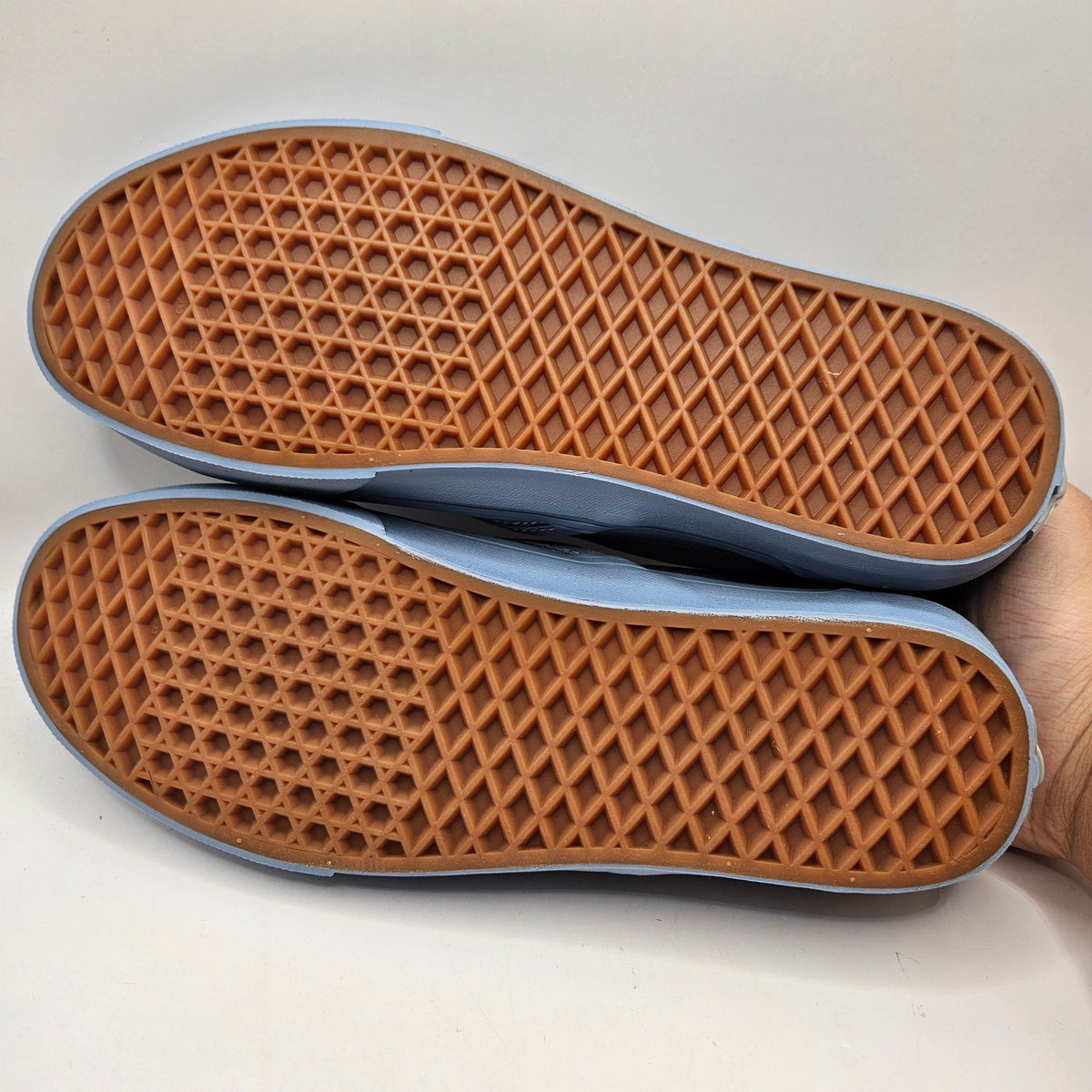 VANS MEN'S 10.5 CLASSIC SLIP ON PASTEL MONO DUSTY BLUE NWOB