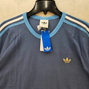 ADIDAS MEN'S 2XL ORIGINALS 3 STRIPES ARGENTINA BLUE TSHIRT TREFOIL KC8638