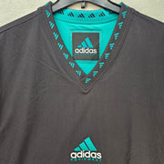 ADIDAS EQT MEN'S XL GOLF EQUIPMENT VEST BLACK GREEN JW9878 NWT V NECK