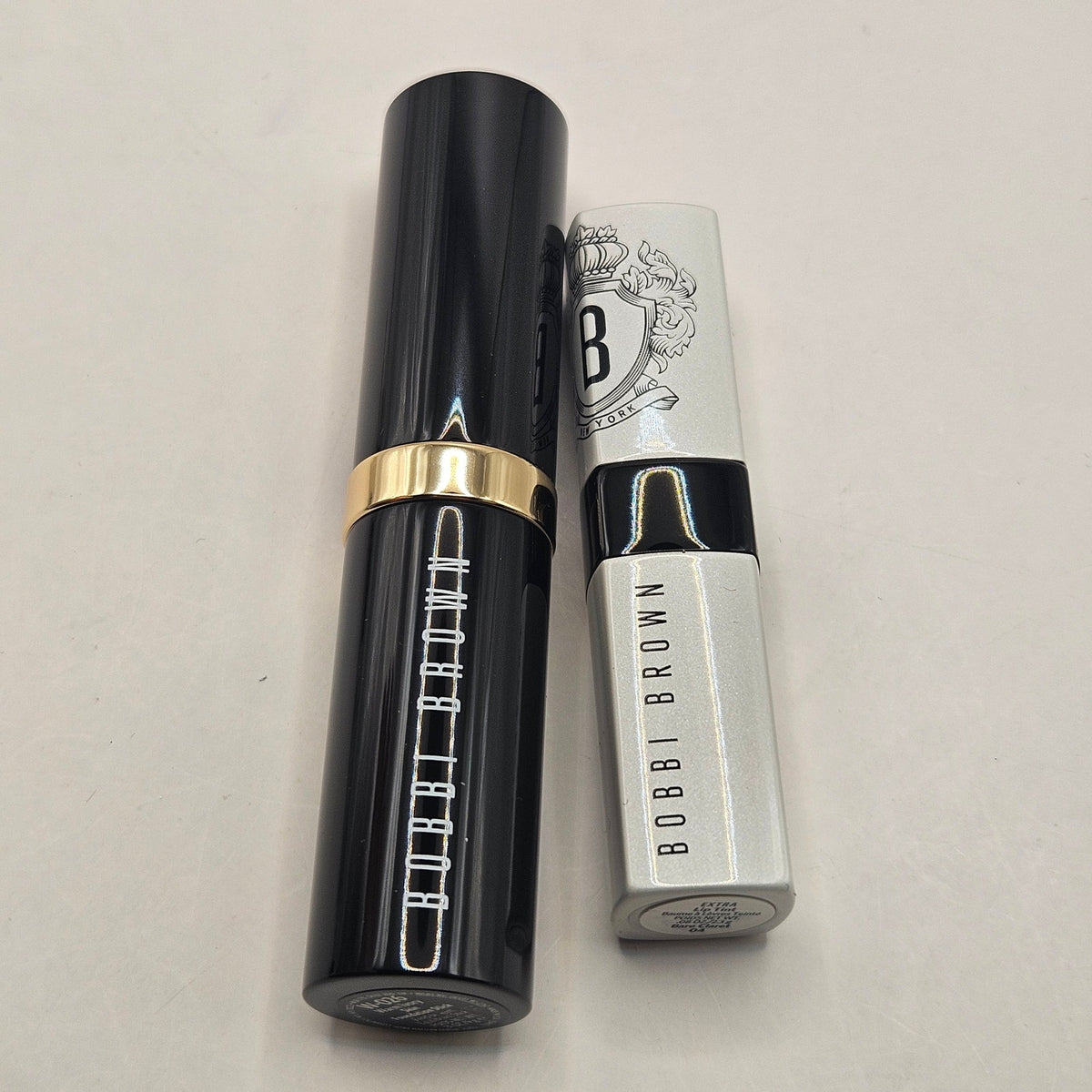 BOBBI BROWN LIP TINT BARE CLARET 04 + SKIN FOUNTATION STICK W026 WARM IVORY NIB