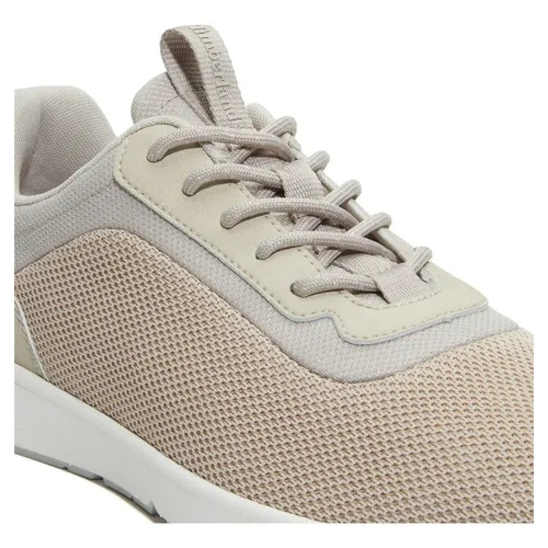 TIMBERLAND MEN'S 12 PARKER STREET LOW LACE UP SNEAKER LT TAUPE KNIT NIB