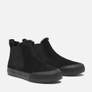 TIMBERLAND WOMEN'S 6.5 SKYLA BAY 2.0 MID WARM LINED SNEAK BLK SUEDE NIB
