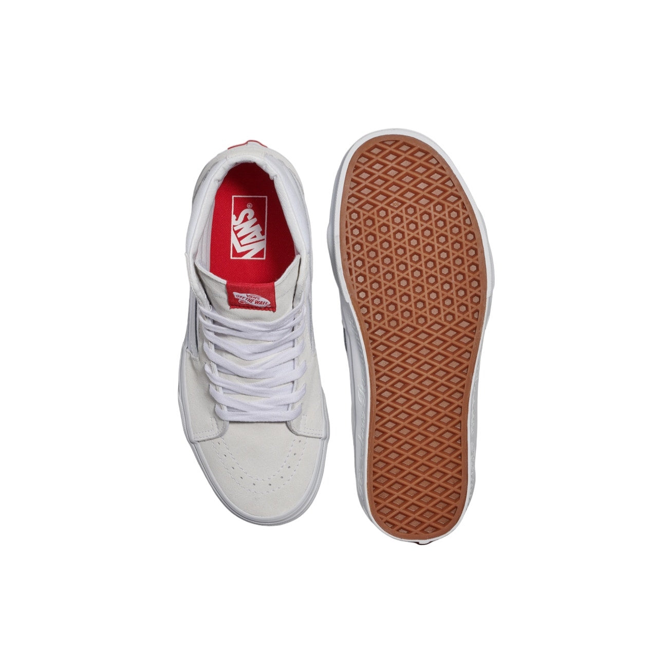 VANS MEN'S 7.5 SK8-HI SECRET LOVER TRUE WHITE NIB VN000BW7W00