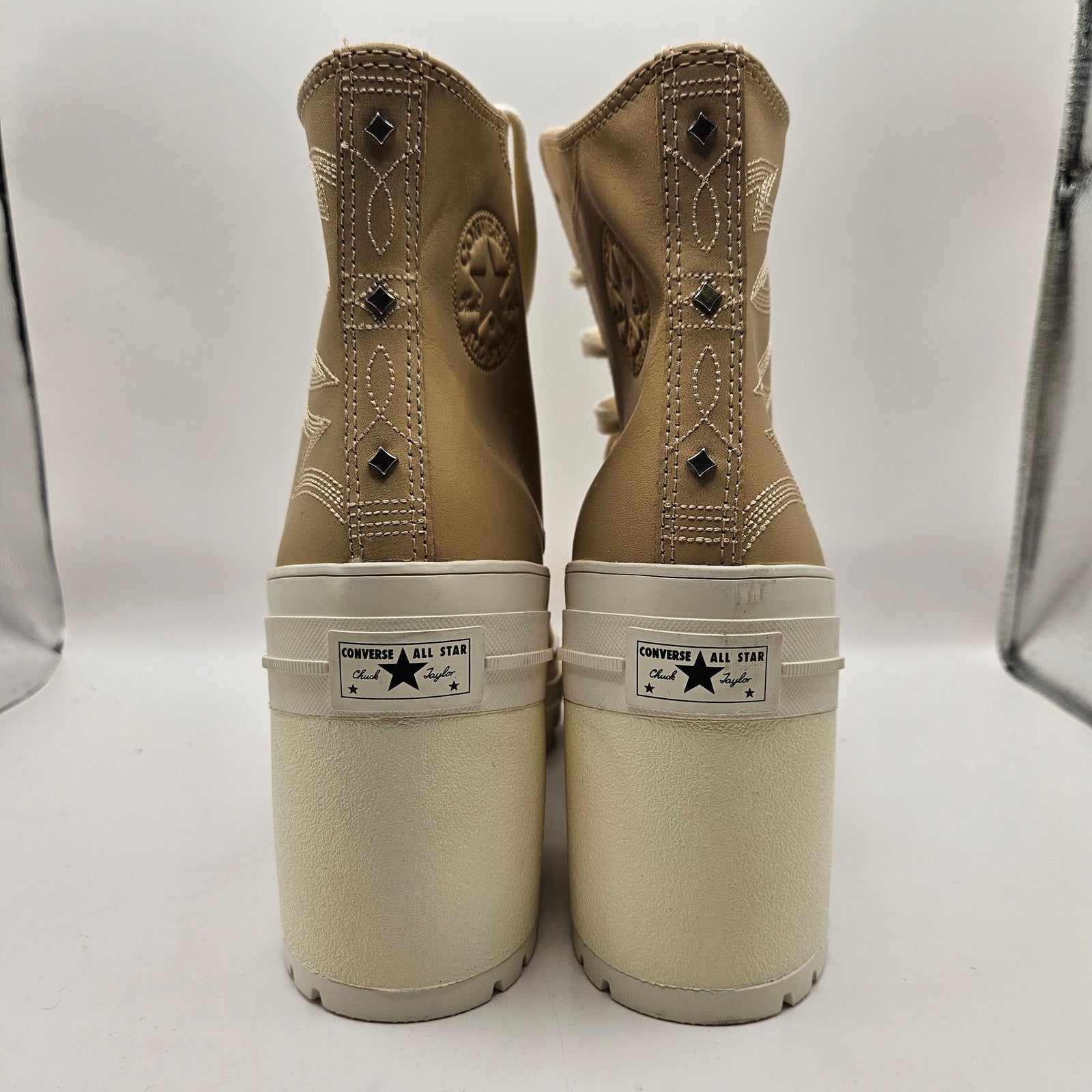 CONVERSE MEN'S 9.5 WOMEN'S 11.5 CHUCK 70 DE LUXE HEEL WESTERN GLAM A15470C NWOB
