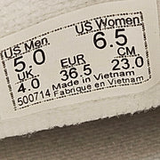 VANS WOMEN'S 6.5 SPORT LOW SUEDE HIGH SHINE WHITE GRAY LOW TOP SNEAKER