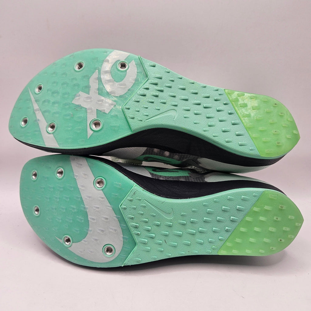 NIKE MEN'S 6.5 DRAGONFLY XC TRACK SPIKES DX7992-300 NWOT BARELY GREEN/METALLIC