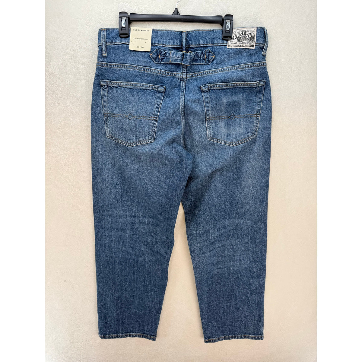 LUCKY BRAND X GOLD RUSH SERIES RARE 34X30 MENS TAPER JEANS VINTAGE STYLE