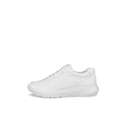 ECCO WOMEN'S 41 ATH-1FTR WHITE LEATHER SNEAKER NIB NO LID 20569301007