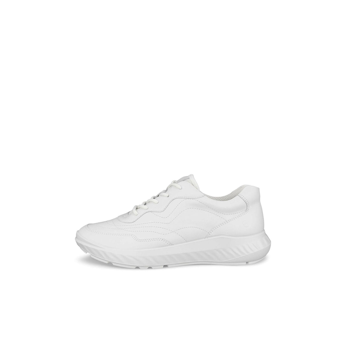 ECCO WOMEN'S 41 ATH-1FTR WHITE LEATHER SNEAKER NIB NO LID 20569301007