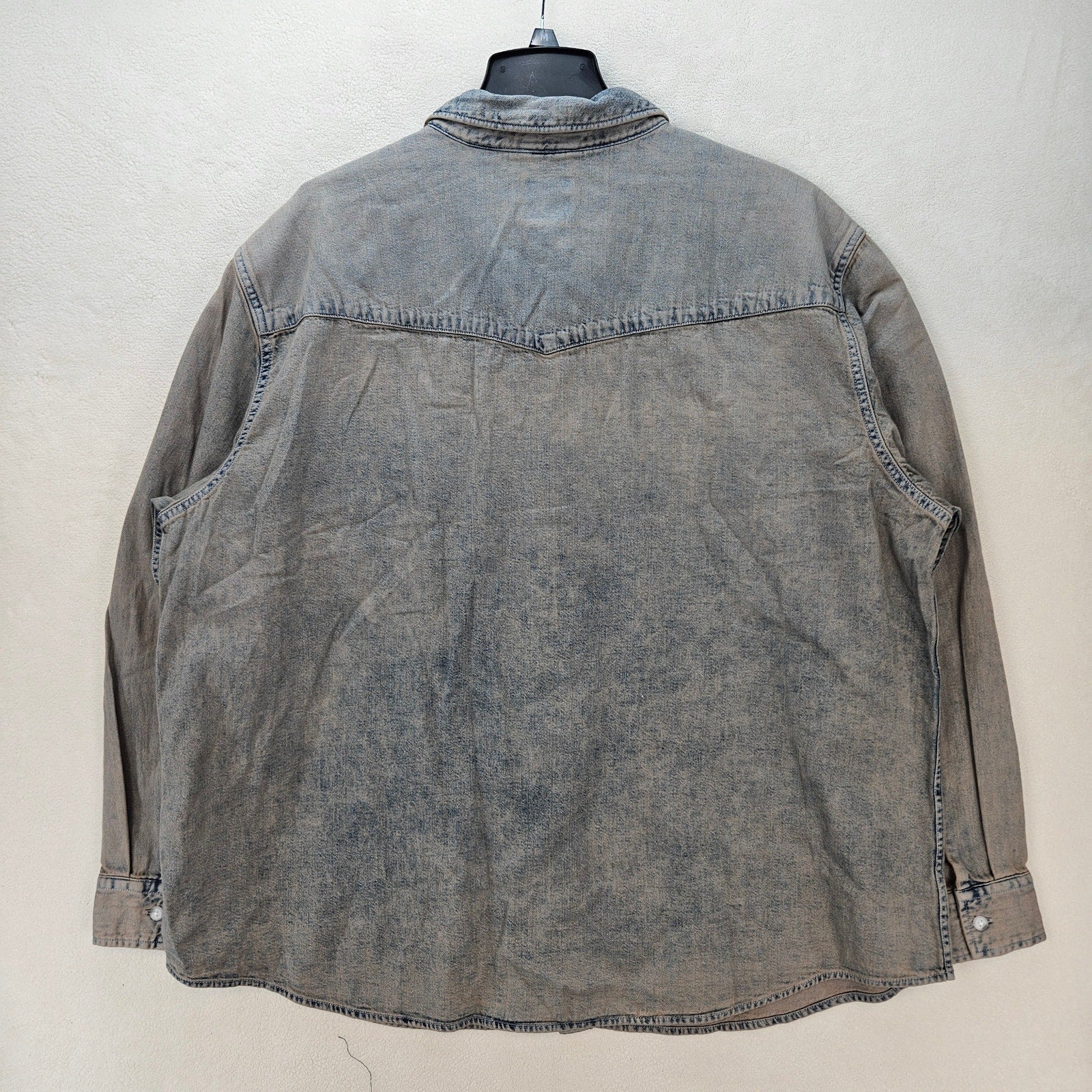 LEVI'S MEN'S XXL RARE DISTRESSED RELAXED WESTERN SHIRT NWT VINTAGE