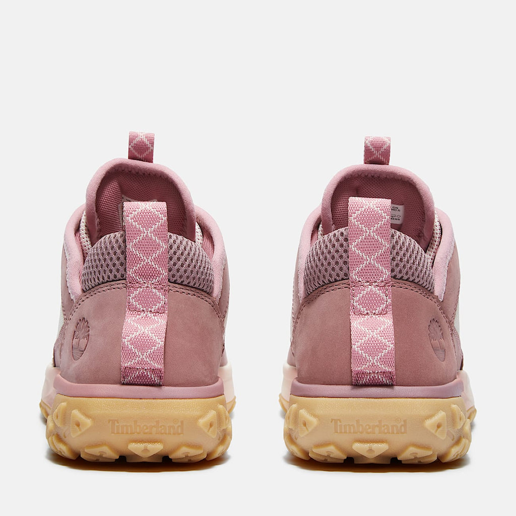 TIMBERLAND WOMEN'S 9.5 GREENSTRIDE MOTION 6 LOW LACE SNEAKER PINK NUBUCK NIB