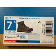COLUMBIA Men's 7.5 Gunnison II Omni-Heat 200G Insulation Waterproof
