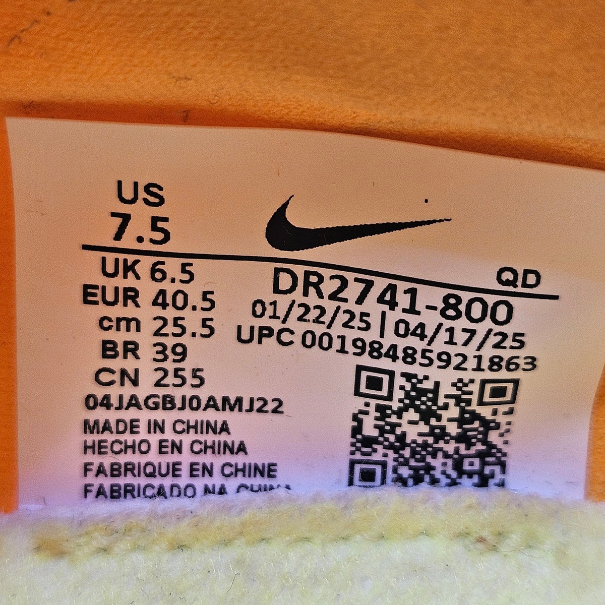 NIKE MEN'S 7.5 ZOOM JA FLY 4 CITRON PULSE INDIGO BURST TRACK SPIKES DR2741-800