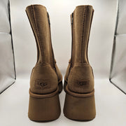 UGG WOMEN'S 11 CLASSIC TWIN SEAM HEIGHTS ZIP SUEDE PLATFORM BOOTS 1158313 NWOB