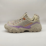 HUNTER WOMEN'S 8.5 SARA LIGHT NATURAL 110 HIKING SNEAKER WATERPROOF TAN LAVENDER