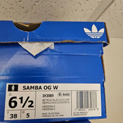 ADIDAS ORIGINALS WOMEN'S 6.5 PATENT LEATHER SAMBA RARE BETTER SCARLET NIB IH3989
