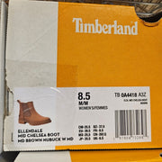 TIMBERLAND WOMEN'S 8.5 ELLENDALE CHELSEA BOOTS MEDIUM BROWN NIB